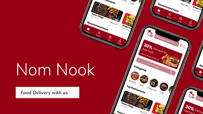 Food delivery app ui