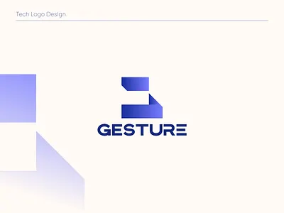 Gesture. brand ide brand identity brand visual branding icon logo logo design modern tech tech logo technology