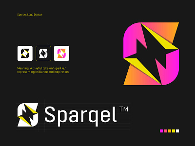 Sparqel logo design, S + Spark brand identity branding creative logo energy logo letter mark logo logo design logodesigner logos logotype modern logo power logo s logo solar energy company logo solar energy logo solar logo solar panel logo solar power logo spark spark logo