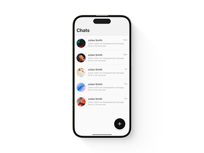 FAB Interaction animation chat app component fab floating action button interaction interaction design micro interaction mobile mobile app mobile ui ui ui animation ui design ux design