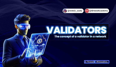 Greed Validators branding graphic design