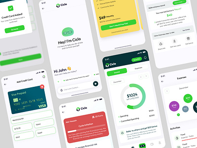 AI Finance Assistant App - Smart Budgeting ai ai app ai finance app ai money app app banking budget app budget ui finance ai finance app fintech minimal design mobile app mobile banking saas saas app smart budgeting ui ux wallet app