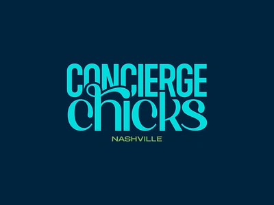 Concierge Chicks - Brandmark brand brandidentity branding branding concept brandmark creative design creative logo design creativity design icon logo logodesign logodesigner logomaker logomark logotype mark modern modern design wordmark