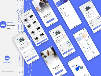 Printify printing app app app design printify printing app ui ux