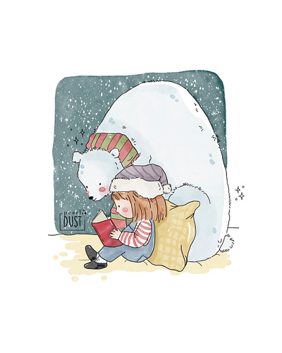 Cozy Giant childrens book design illustration illustrator kids kids illustrator