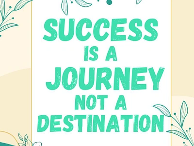 Success is a journey, not a destination beginner canva destination easy journey not success thumbnail