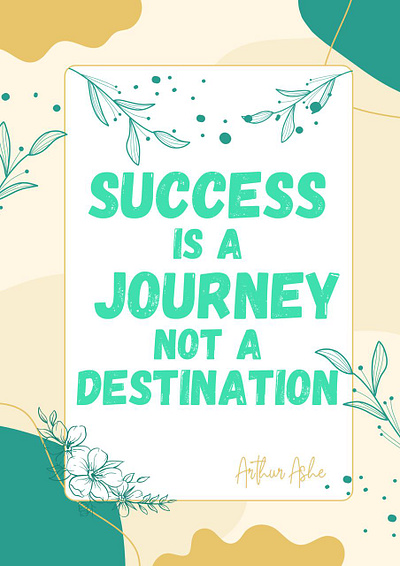 Success is a journey, not a destination beginner canva destination easy journey not success thumbnail