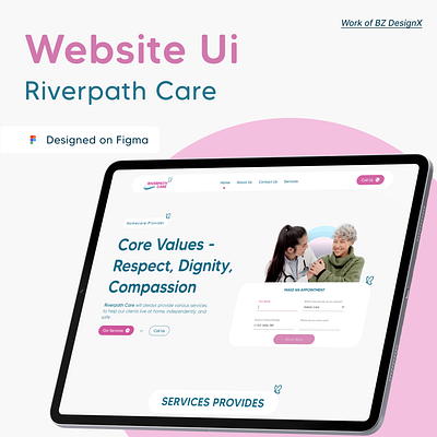 Riverpath Care Website app appdesign design landingpage ui ux website