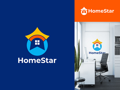 Home Star Logo Design agency branding building logo chinese construction logo home logo home star logo house logo icon illustration japanese logo logo design logotype minimal logo property logo real estate logo realty logo star logo