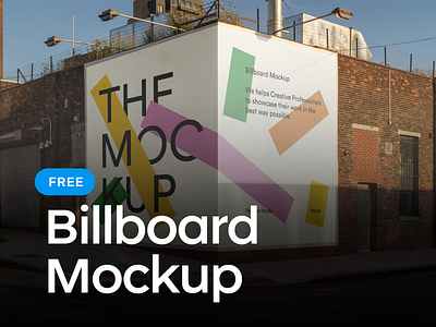 Free Billboard On The Corner Mockup billboard mockup branding city billboard mockup design free free banner mockup free billboard mockup free download free mockup free template graphic design illustration logo poster mockup print psd wall mockup