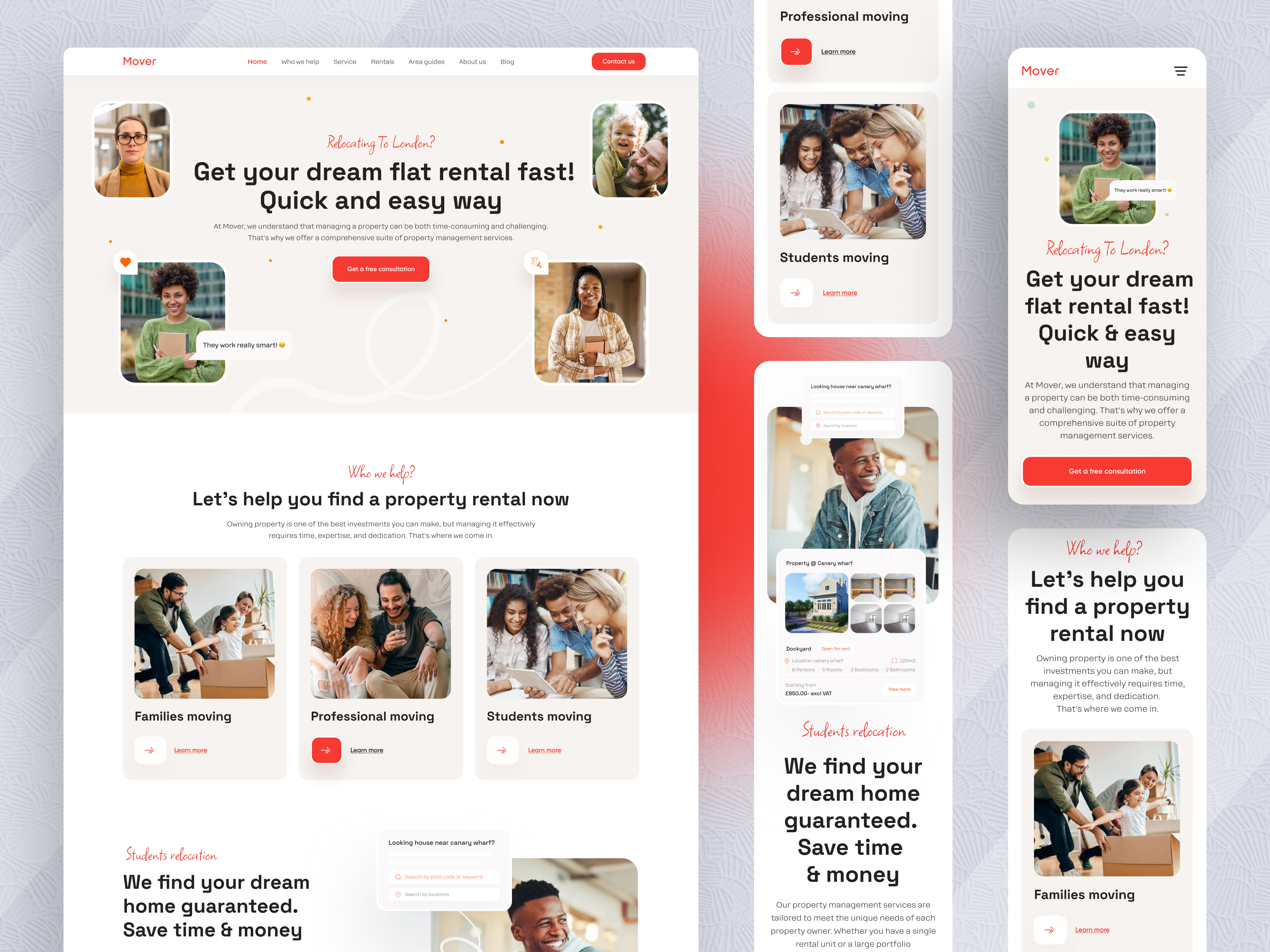 Example of Responsive Landing Page Design 