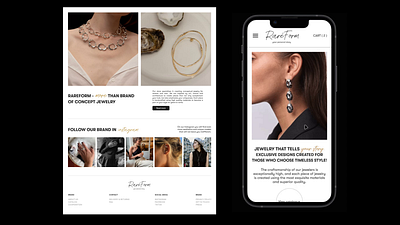 jewelry online store.website design aesthetic animation branding cases design designer desktop digital dribble figma jewelry minimalis mobile portfolio shop store ui ux web women