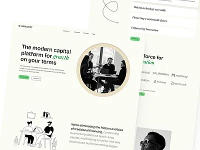 AirInvest Professional Services Website Template corporate figma fintach fintech design framer templates landing page minimal modern saas template desing ui kit ui lab ui landing page uiux ux design web web design webflow webflow templates website design