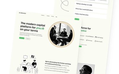 AirInvest Professional Services Website Template corporate figma fintach fintech design framer templates landing page minimal modern saas template desing ui kit ui lab ui landing page uiux ux design web web design webflow webflow templates website design