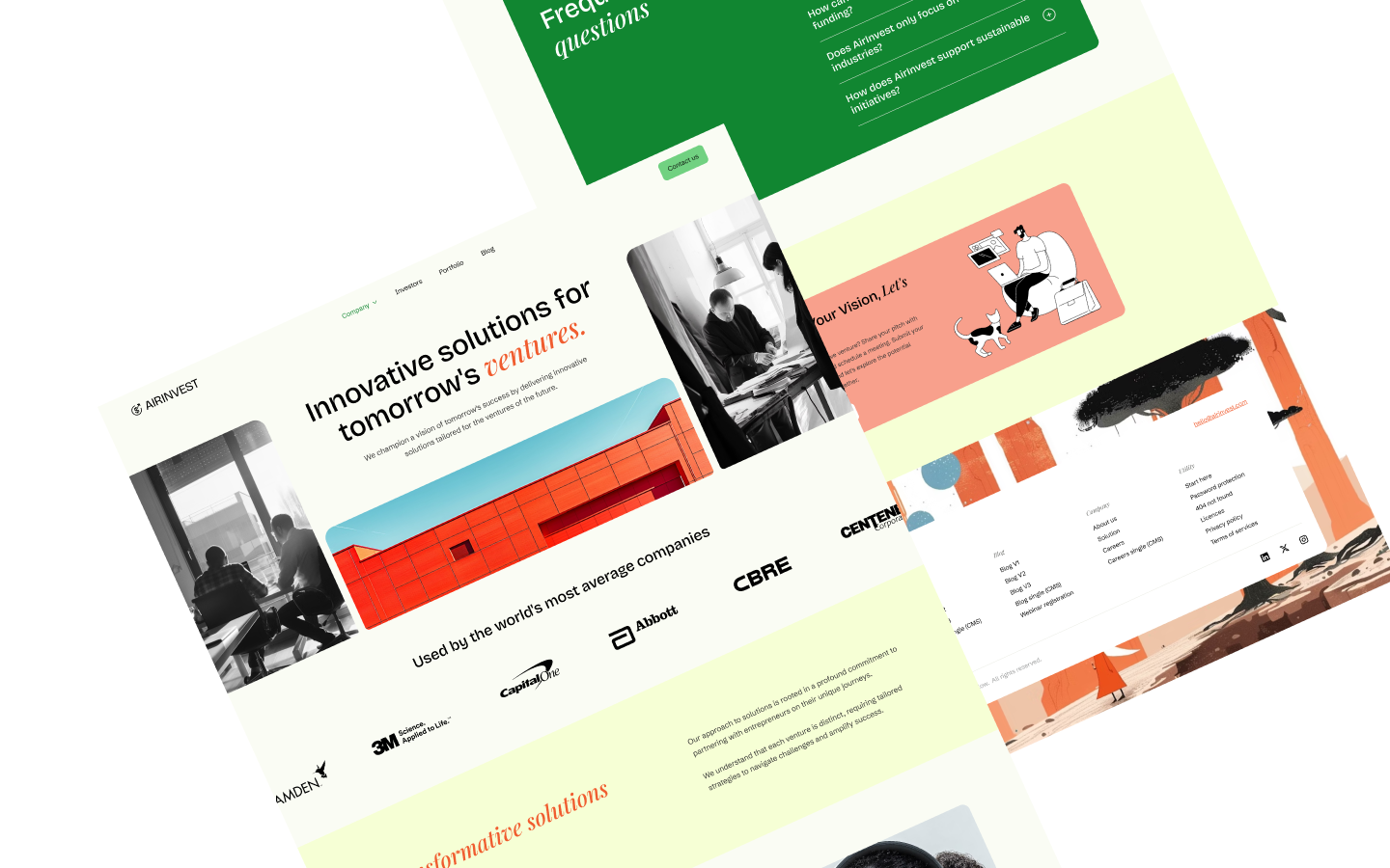Example of Fast & Interactive Framer Websites