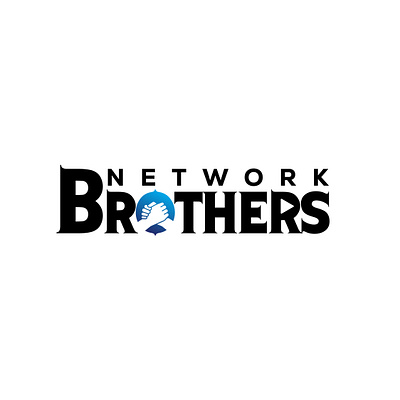 Brothers Network Logo | Modern Logo branding brothers connection graphic design illustrator logo modern modern logo network symbol typography vector