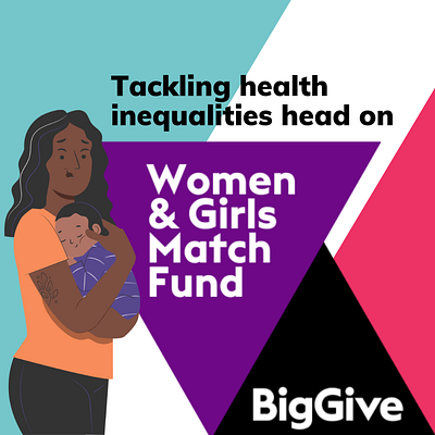 Health inequalities campaign big give black women fundraising campaign fundraising for women graphic design health inequalities social media campaign women womens health