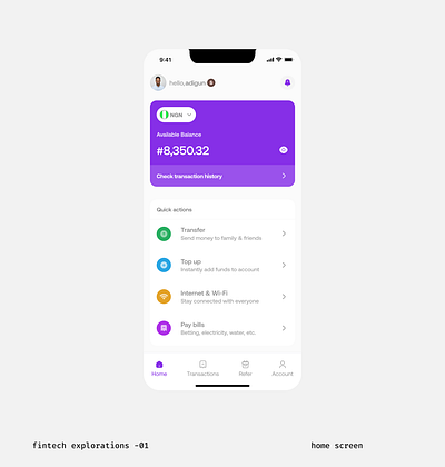 fintech homepage explorations -01 app finance fintech homepage ui