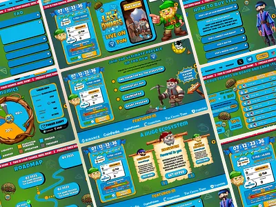 Meme coin landing page website coin ecosystem meme coin website presale token ton