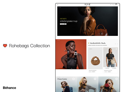 Ecommerce Web Design Modern Solutions for Bag Store bags branding design e commerce illustration online store store ui ux