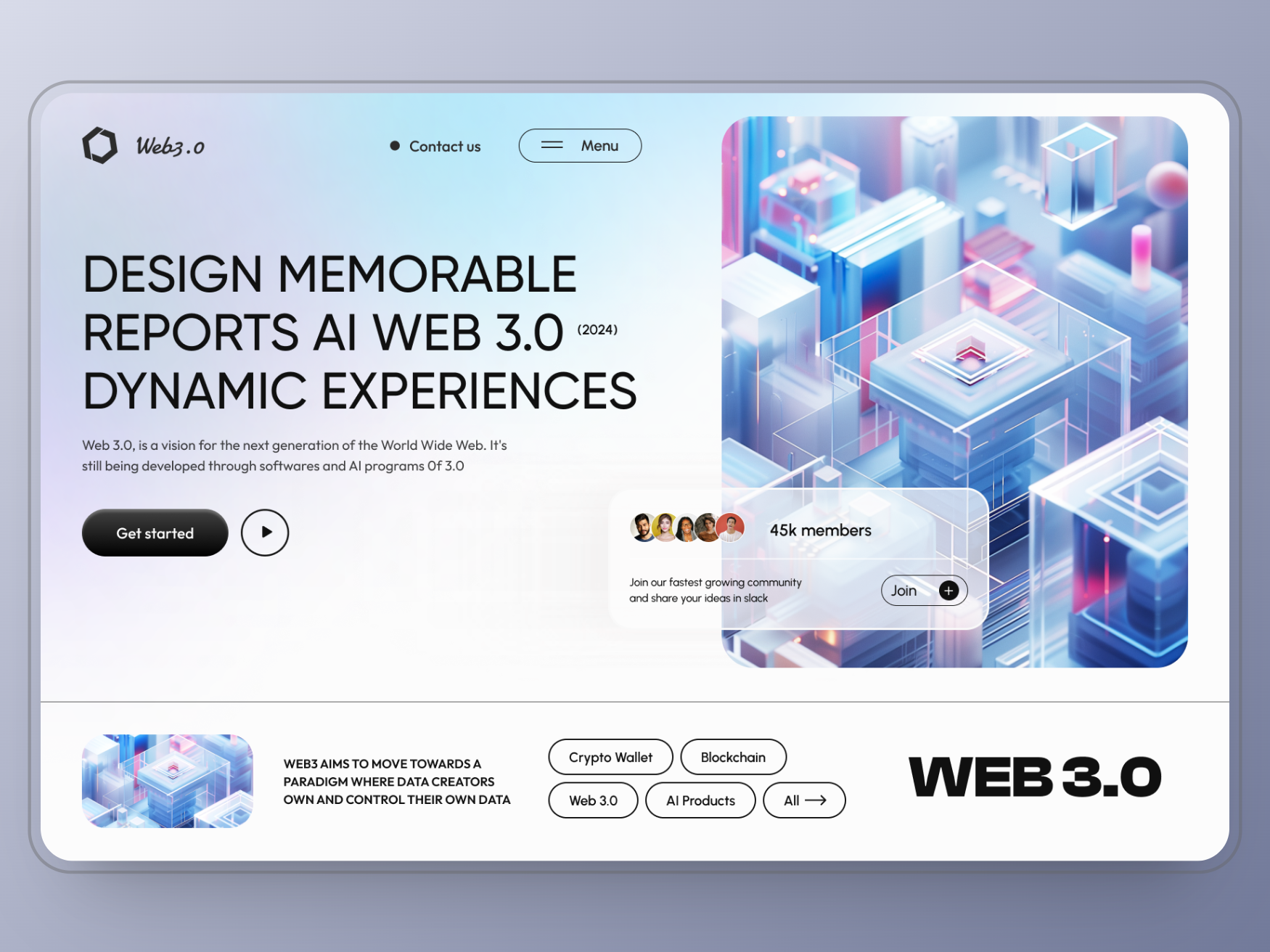 Example of Landing Page Design