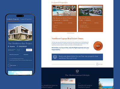 Real Estate Mobile and Web design graphic design ui web design