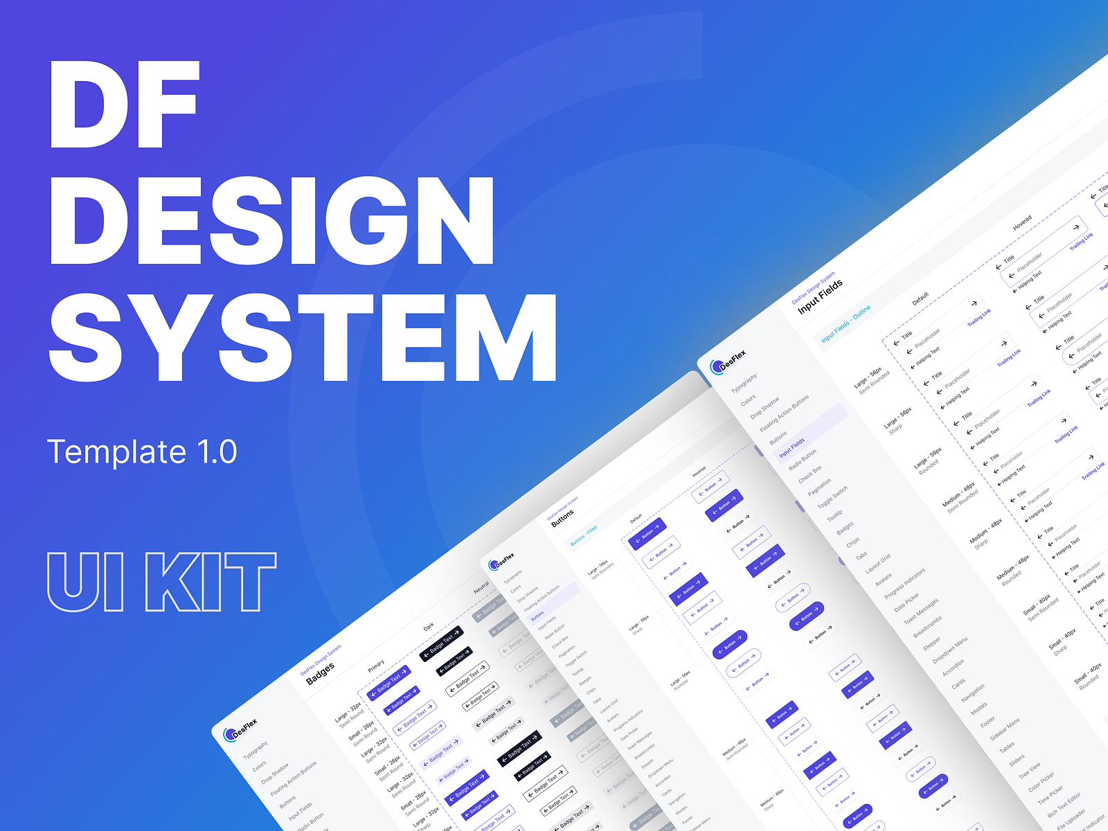 Design System - Desflex by Faizan Ul Hassan Arshad on Dribbble