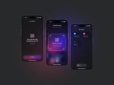 TV Browser Mobile APP Assistant browser assistant ui browser ui dark mode dark mode design dark mode ui dark mode ui design iphone 16 iphone 16 pro iphone 16 ui mobile app dark mode ui mobile app ui mobile dark mode ui mobile ui neon neon dark mode neon dark more ui ui uiux uiux design ux