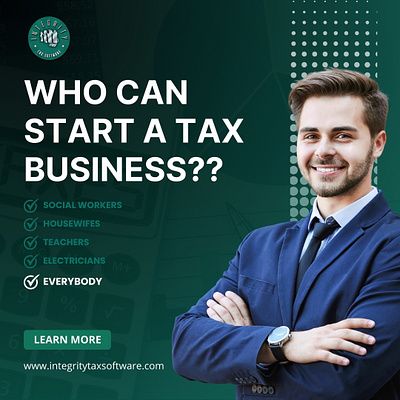 Integrity Tax Company - Social Media Visuals banner design branding canva design graphic design social media banner social media design