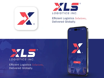 XLS® Logistic INC | Logo & Brand Identity air freight brand guideline branding branding identity cargo cargo logo freight freight logo graphic design logistics logistics logo logo ocean freight road freight transport logo