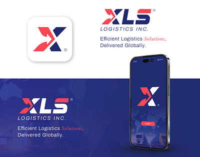 XLS® Logistic INC | Logo & Brand Identity cargo delivery cargo transport courier logistics freight logistics shipping logistics shipping logo.