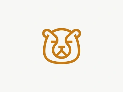 Minimalist Bear Line Logo Design adventure america animal bear bold brand identity branding design geometric graphic design line logo logo design minimalist modern nature north outdoor strong visual identity wildlife