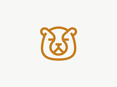 Minimalist Bear Line Logo Design adventure america animal bear bold brand identity branding design geometric graphic design line logo logo design minimalist modern nature north outdoor strong visual identity wildlife