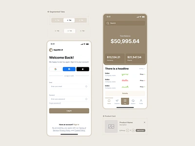 Appetite UI V2.0 app design system figma financial mobile phone ui ui kit ux