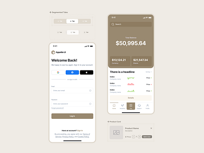 Appetite UI V2.0 app apps design system figma kit mobile phone ui ui kit ux