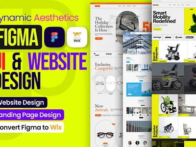 Figma Website UI Design Service business design ecommerce website figma fiverr ui web design