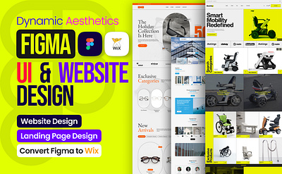 Figma Website UI Design Service business design ecommerce website figma fiverr ui web design