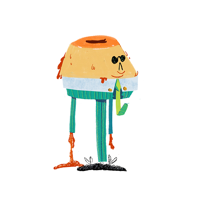 Pudding head. character character design illustration personagem pudim storytelling