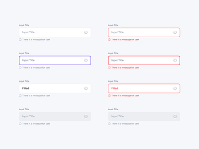 Input fields in app design by Bohuslav Poláček on Dribbble