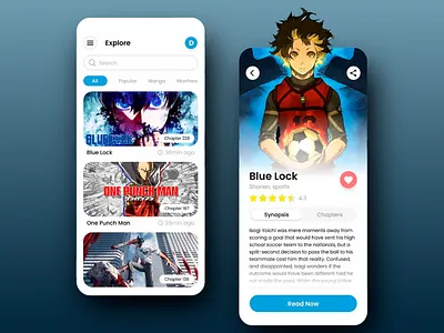 Manga Reader App app design app ui app ux comic app design digital comics manga pp manga reader manhwa app manhwa reader mobile mobile app design mobile ui mobile ux reading app ui ui design ux ux design visual design