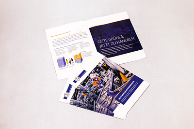 Brochure design blue brochure brochure design business equipment design graphic design metalworking industry micro typography structure