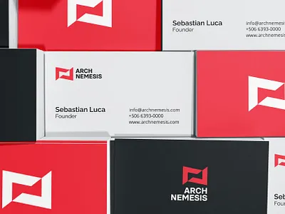 Archnemesis Visual Identity (Case Study) brand brand identity brand identity design branding logo logo design