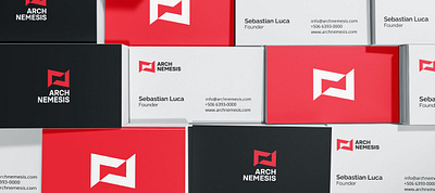 Archnemesis Visual Identity (Case Study) brand brand identity brand identity design branding logo logo design