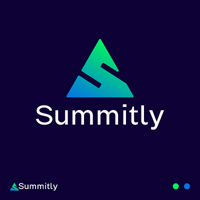 S Summit Logo adventure branding climb dynamic finance growth hill icon letter s logo minimal modern mountain nature s s logo summit symbol technology triangle