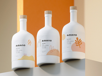 Amano Brand Packaging 3d branding design graphic design illustration logo mockup ui ux vector