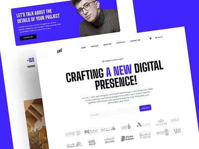 SAMIRjammal Personal website personal website ui web design wordpress