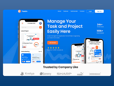 Taskin - Task Management Dashboard branding dashboard design productivity project management project management web project tracker task management task management web task tracker to do list ui ui design ux web web design web ui web ux website work