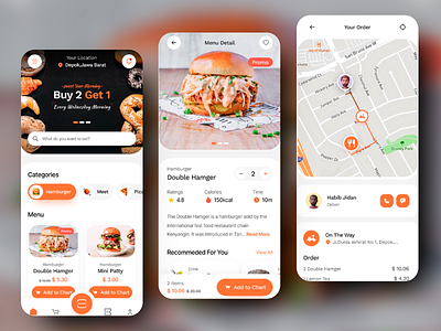 Food Delivery mobile app app app design creative delivery app delivery services design fast food food food and drink food delivery app food delivery service food order foodie mobile online food ordering ui ui design ux ux design