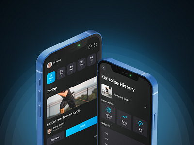UX/UI for fitness app athletes coaching app exercise fitness fitness app mobile app mobile fitness mobile ui ui ui design uidesign uiux ux uxdesign workout workout app