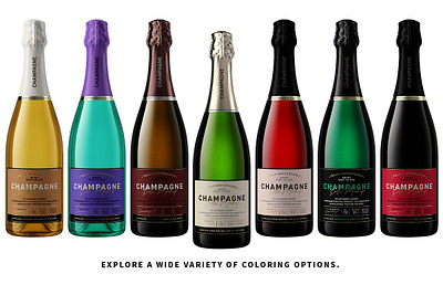 Champagne Bottle Mockup advertising alcohol all in one beverage bottle champagne champagne mockup dark bottle drink glass high resolution mock up mockup packaging mockup photorealistic red wine rose wine white wine wine winery